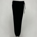 W8纯棉卫裤 NK Black Top Quality Sweatpants (Have Pocket)