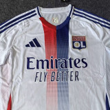 24-25 Lyon Home Fans Soccer Jersey