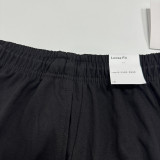 M17 Jordan Black Pure Cotton Fabric Casual Short Pants