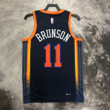 22-23 KNICKS BRUNSON #11 Black Top Quality Hot Pressing NBA Jersey (Trapeze Edition) 飞人版