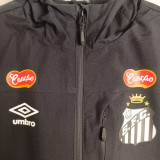 24-25 Santos FC Black Windbreaker
