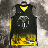 22-23 WARRIORS THOMPSON #11 Black City Edition Top Quality Hot Pressing NBA Jersey