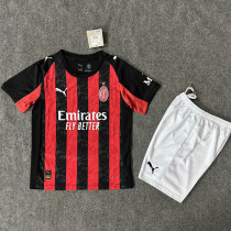 25-26 AC Milan Home Kids Soccer Jersey