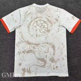 25-26 Japan White Special Edition Fans Soccer Jersey *橙白赛亚人