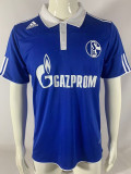 2010-2011 Schalke 04 Home Retro Soccer Jersey