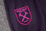 24-25 West Ham Purple Half Pull Tracksuit (半拉链)
