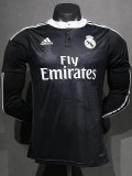 2014-2015 RMA Away Player Version 长袖球员 Long Sleeve Retro Soccer Jersey