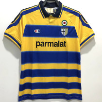 1999-2000 Parma Away Yellow Retro Soccer Jersey