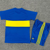 1981 Boca Home Kids Retro Soccer Jersey