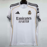 25-26 RMA Home 1:1 Fans Soccer Jersey
