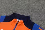 24-25 JUV Grey Orange Jacket Tracksuit