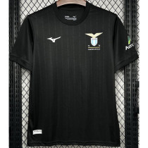 24-25 Lazio Black Special Edition Fans Soccer Jersey