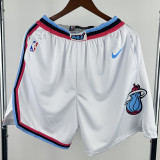 23-24 HEAT White South Coast Top Quality NBA Pants