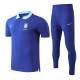 25-26 Brazil Fancy blue Polo Tracksuit