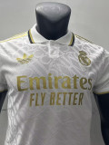 24-25 RMA White Special Edition Player Version Soccer Jersey #三叶白