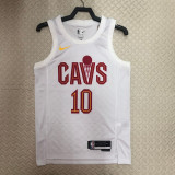 22-23 Cleveland Cavaliers CARLAND #10 White Top Quality Hot Pressing NBA Jersey