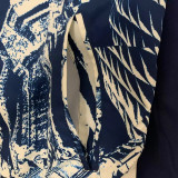 2024 Bayern Royal blue Double Sided Windbreaker (双面风衣)(刺绣)