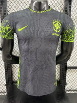 25-26 Brazil Black Green Special Edition Player Version Soccer Jersey