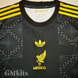 25-26 Mexico Gold Cup Black Fans Soccer Jersey *数码印版