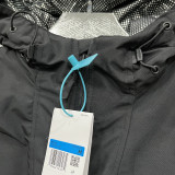 24-25 PSG Jordan Cotton Thickened warm Black Outdoor Jackets #P2加棉冲锋衣