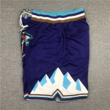 JAZZ Purple City Edition Top Quality NBA Pocket Pants *爵士雪山