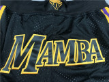 Lakers Mamba Black City Edition Top Quality NBA Pocket Pants *湖人曼巴