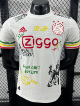 24-25 Ajax White Special Edition Player Version Soccer Jersey