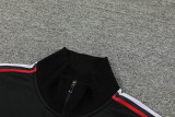 24-25 Man Utd Black Jacket Tracksuit