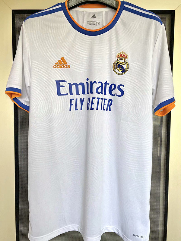 21-22 RMA Home  Fans Soccer Jersey