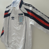 1998-1999 England White Retro Windbreaker