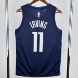 20-21 Dallas Mavericks IRVING #11 Royal Blue Top Quality Hot Pressing NBA Jersey (Trapeze Edition)飞人版