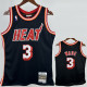 2013-2014 HEAT WADE #3 Black Retro Top Quality Hot Pressin g NBA Jersey