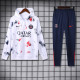 24-25 PSG White Hoodie Tracksuit (卫衣套装)
