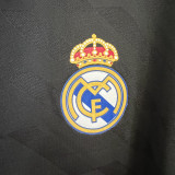 2011-2012 RMA Away Black Long Sleeve Retro Soccer Jersey (长袖) (钢印)
