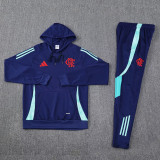 24-25 Flamengo Royal blue Hoodie Tracksuit (卫衣套装)