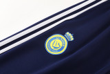 24-25 Al-Nassr Royal blue Jacket Tracksuit #01