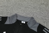 24-25 Al-Nassr Black Half Pull Tracksuit (半拉链)