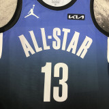 2023 ALL STAR GEORGE #13 Blue Top Quality Hot Pressing NBA Jersey (全明星)