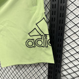 D701 NK Green Casual Short Pants