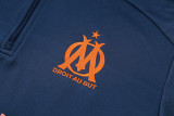 24-25 Marseille Royal blue Half Pull Tracksuit (半拉链)