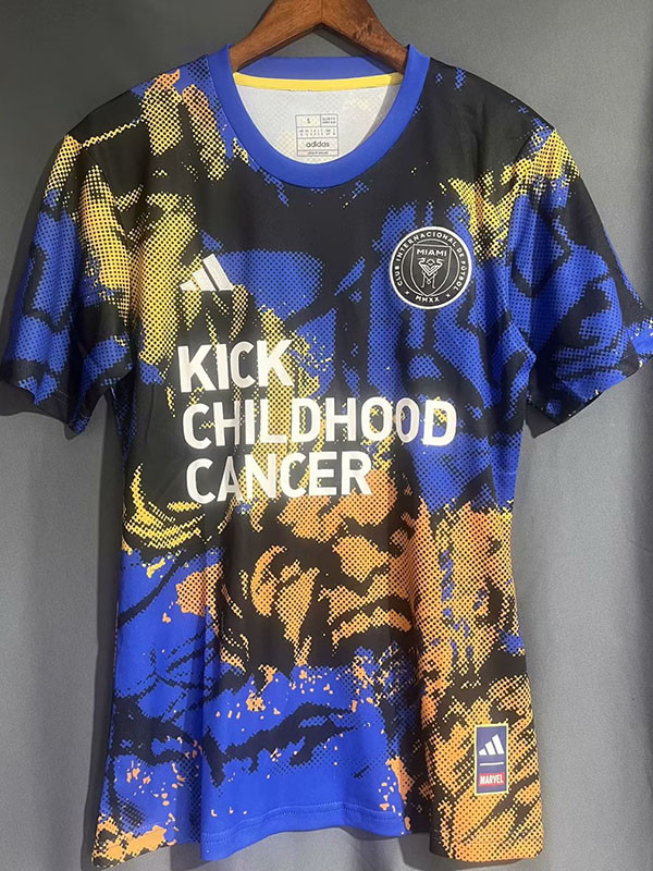 23-24 Inter Miami Blue Black Training Shirts