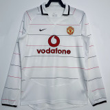 2003-2005 Man Utd Away Long Sleeve Retro Soccer Jersey (长袖)