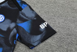24-25 INT Gray blue Training Short Suit