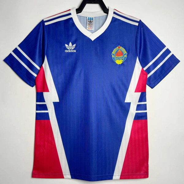 1990 Yugoslavia Home Retro Soccer Jersey