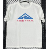 T255 NK White High Quality Casual T-Shirt #三角山
