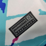 2023 BAR White Training Shirts (紫蓝条纹)