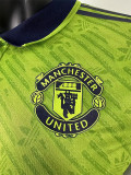 24-25 Man Utd Green Special Edition Player Version Training shirts *三叶草翻领
