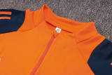 24-25 Man Utd Orange Half Pull Tracksuit (半拉链)