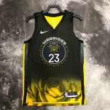 22-23 WARRIORS GREEN #23 Black City Edition Top Quality Hot Pressing NBA Jersey
