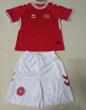 24-25 Denmark Home Kids Soccer Jersey
